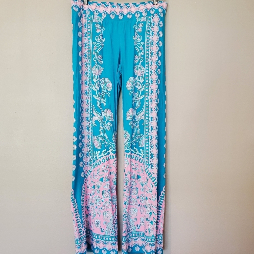 Lilly Pulitzer The Bal Harbour Mid Rise Palazzo Pants XS